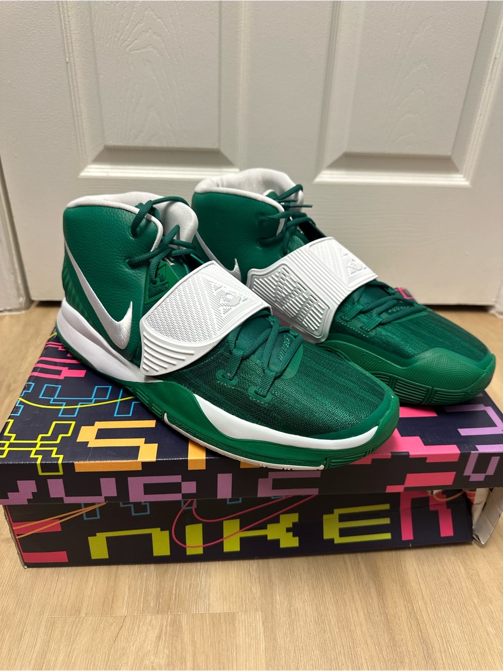 Nike Kyrie 6 TB Promo University Green/White Men's Size 17 CW4142 114